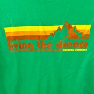Living The Dream Retro Style Colorado Brewery T-shirt
